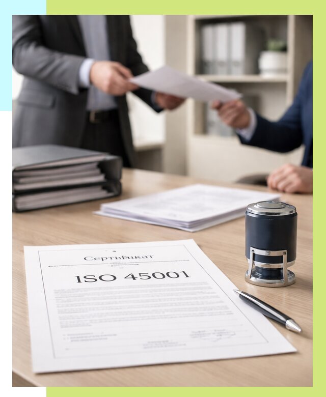 Сертификат ISO 45001 в Котельниках под ключ от 47781 р. | Сертэкс